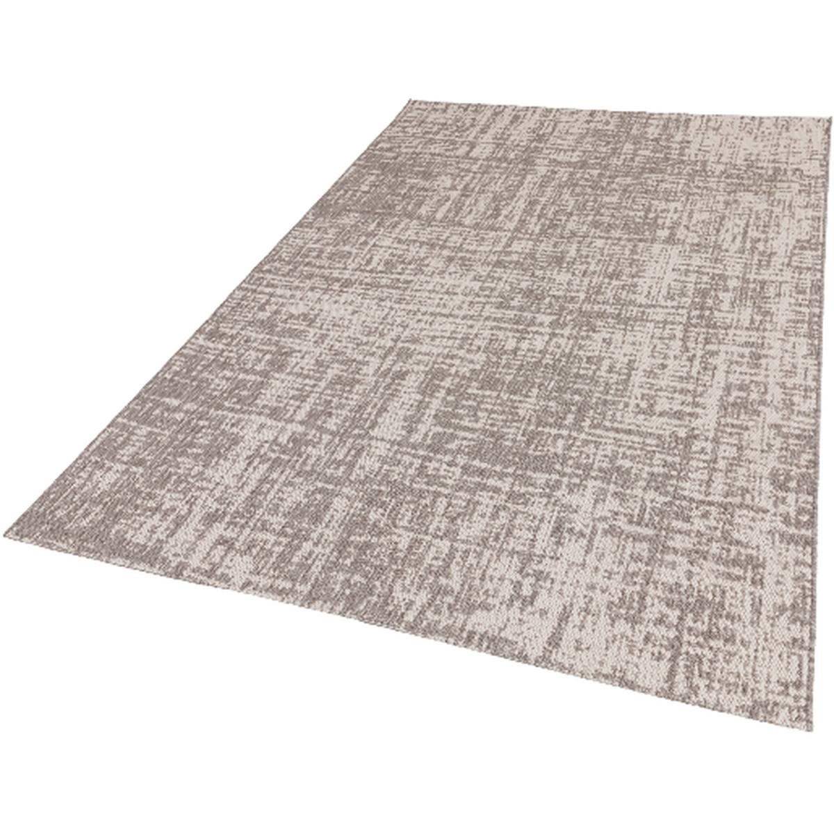 Abstract Indoor Outdoor Rug - Light Grey / 160cm – image 4
