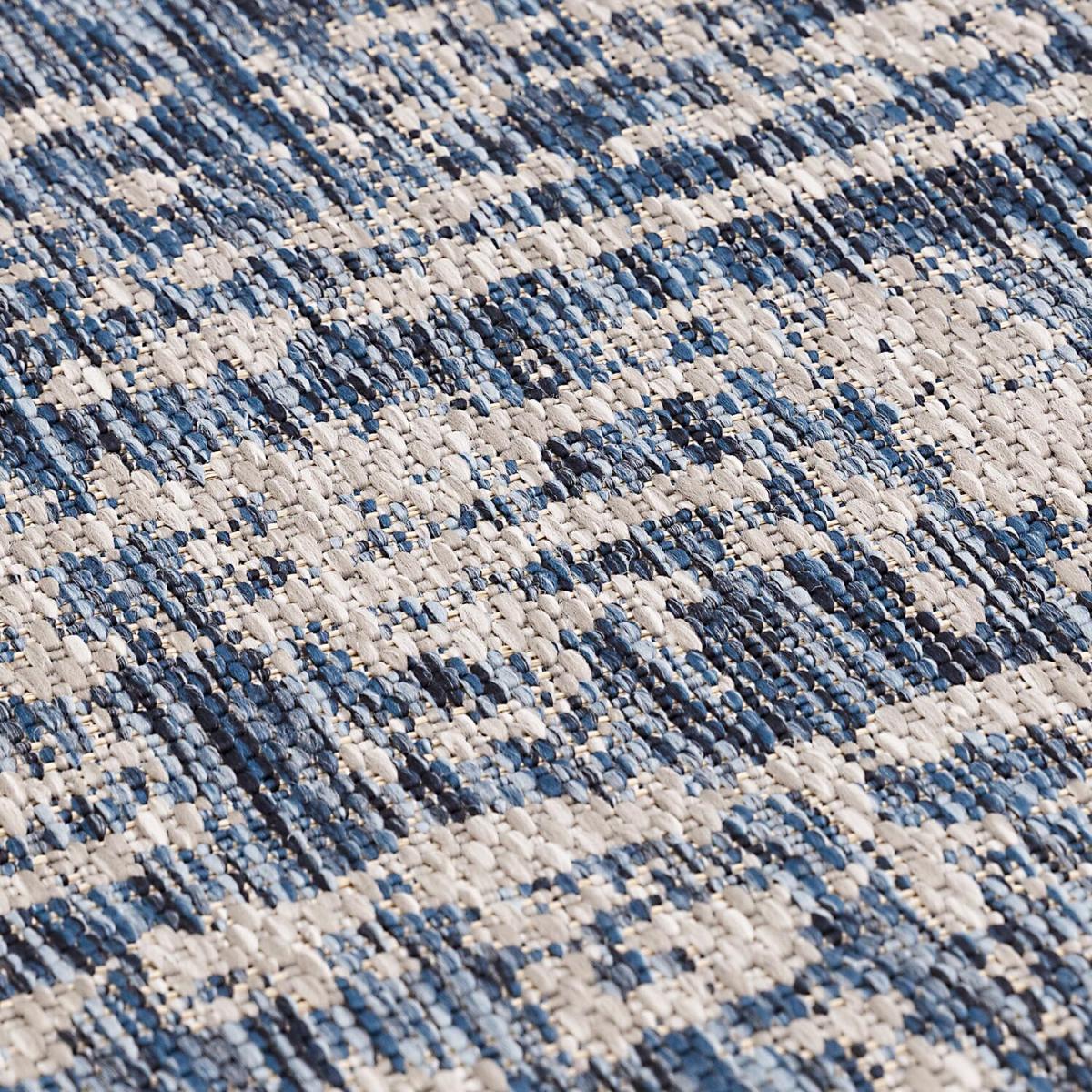 Abstract Indoor Outdoor Rug - Light Grey / 160cm – image 7