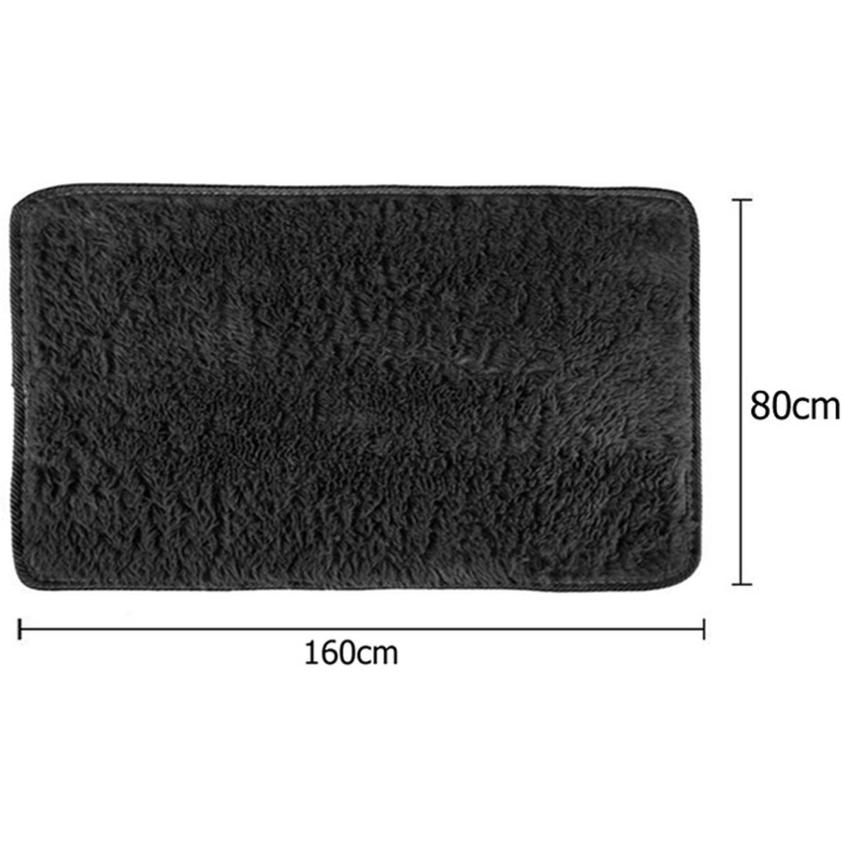Fluffy Shaggy Area Rug - Black / 750G – image 3