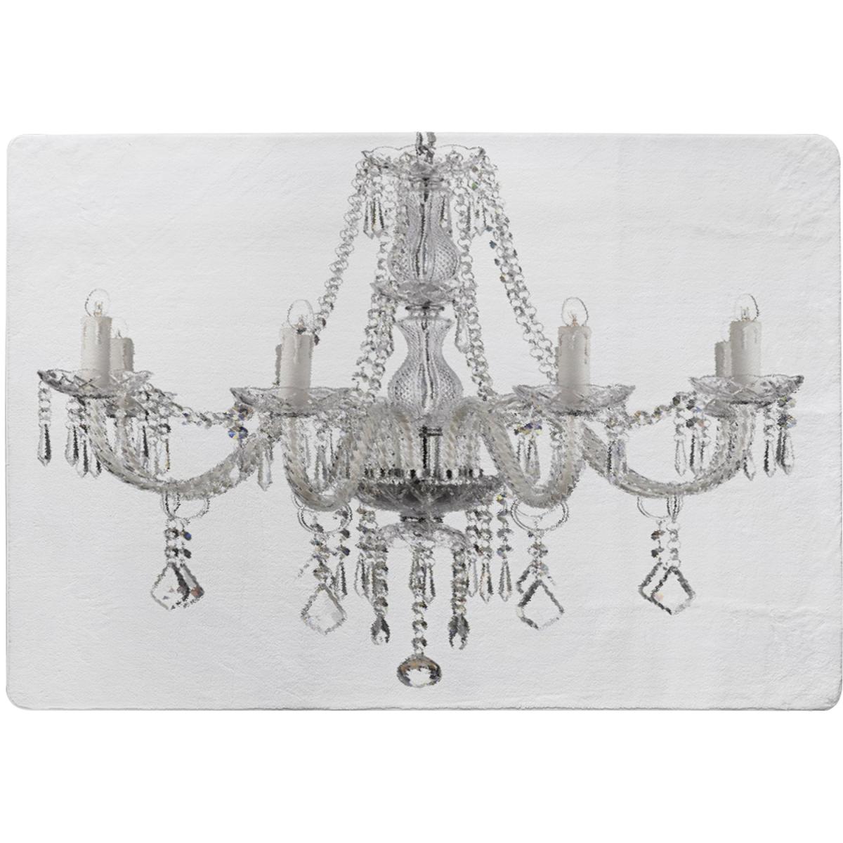 Chandelier Designer Rug - White / 110cm – image 2