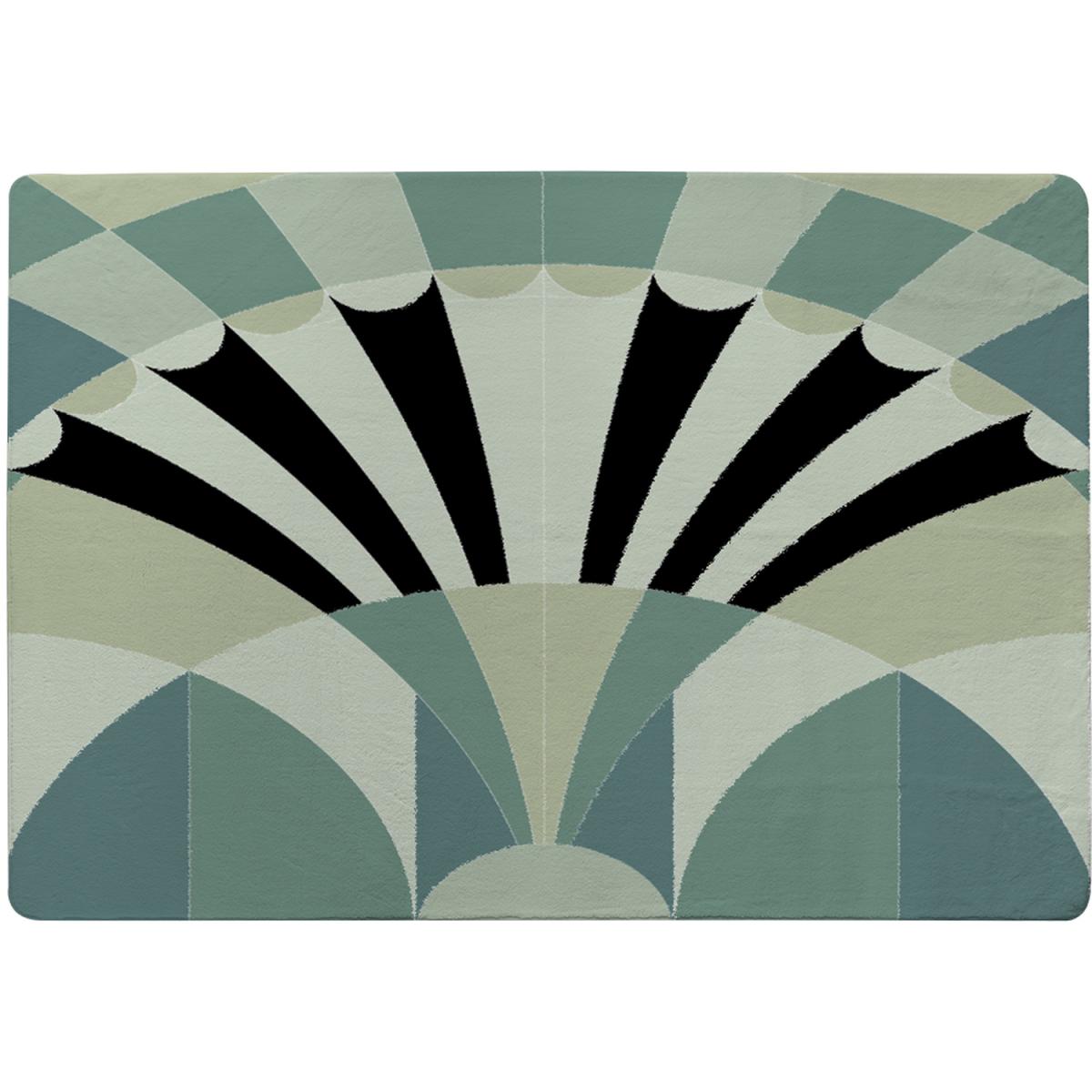 Green Geo Arches Rug - Green / 230cm – image 2