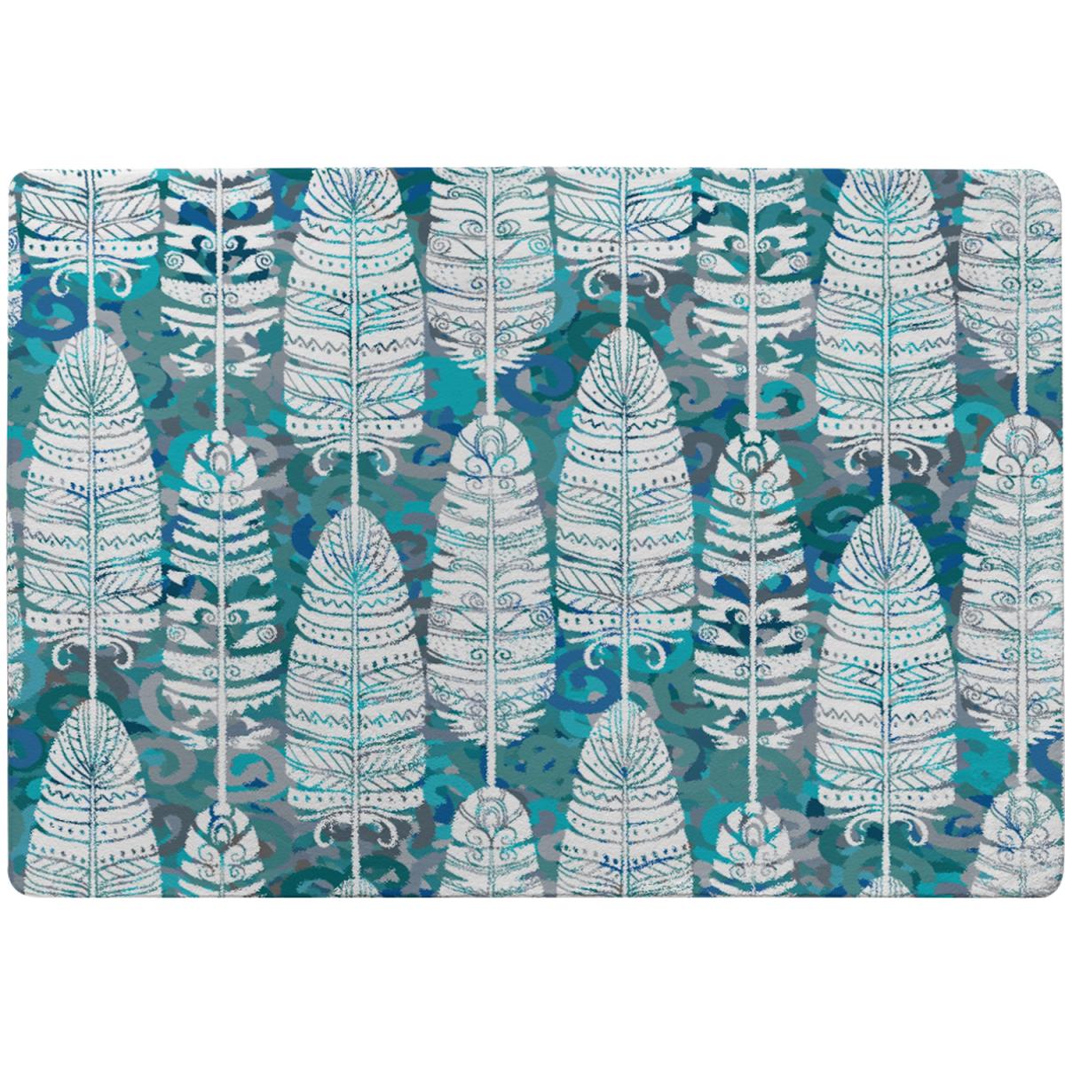 Tribal Art Animal Rug - Blue / 230cm – image 2