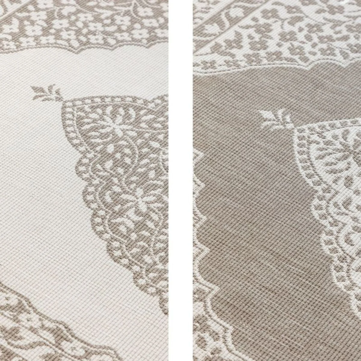 Reversible Medallion Indoor & Outdoor Rug Beige - Beige / 150.0cm – image 3
