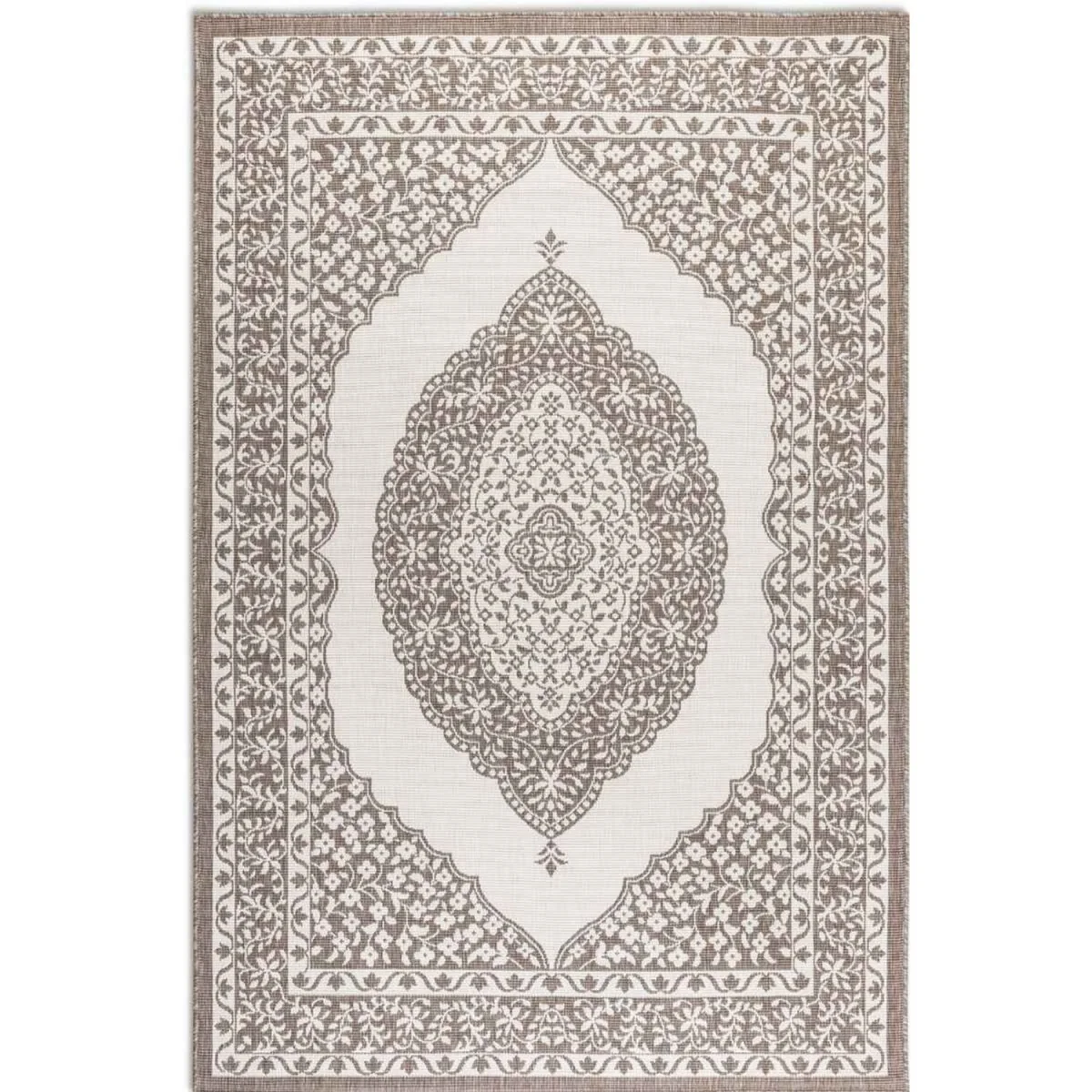 Reversible Medallion Indoor & Outdoor Rug Beige - Beige / 150.0cm – image 6