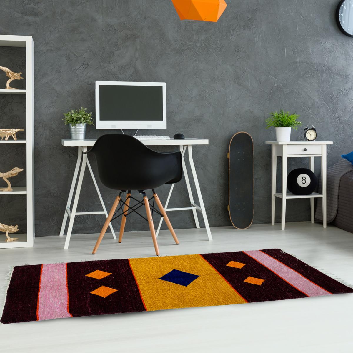 Contemporary Shapes Rug - Brown – image 2
