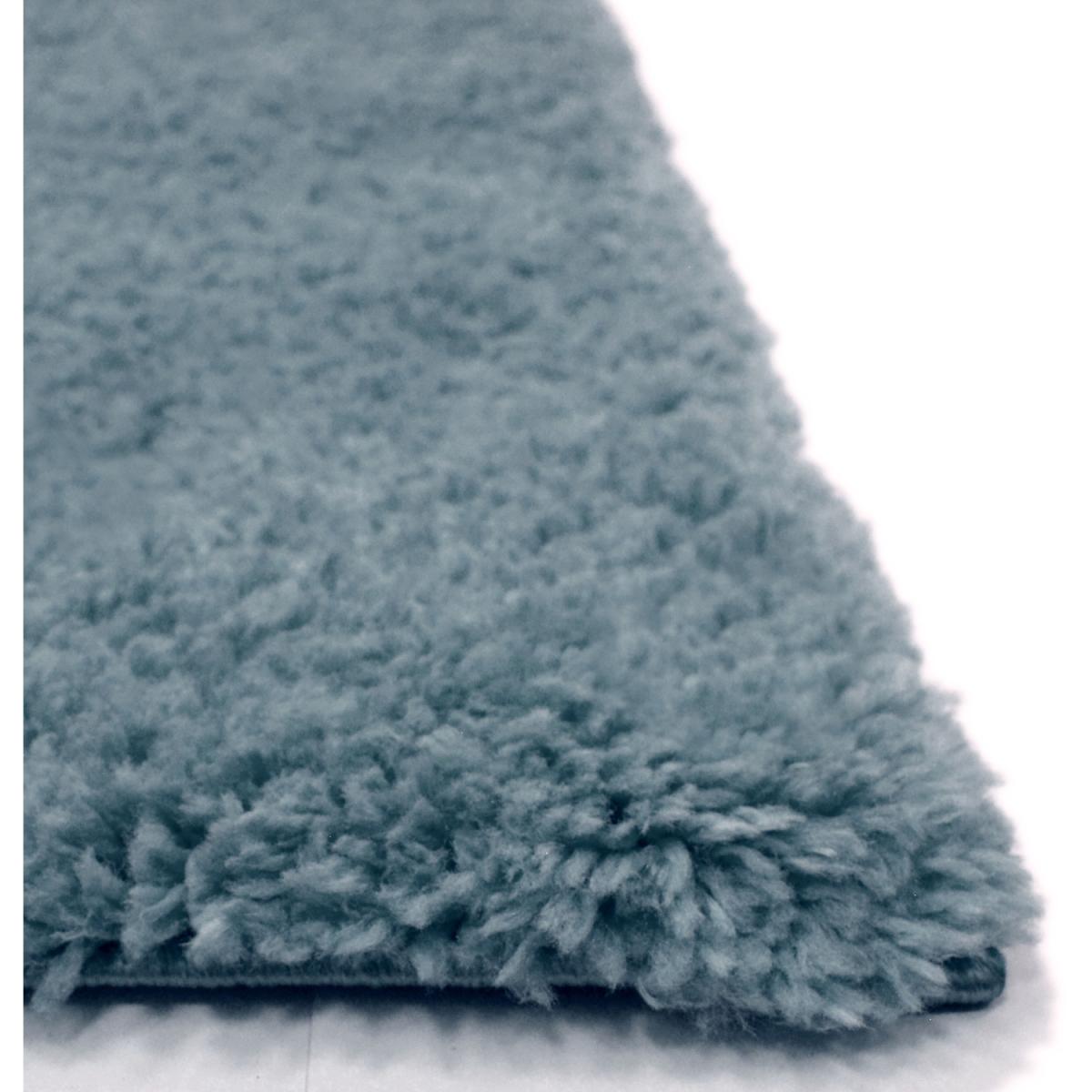 Denim Blue Super Soft Warm 30mm Shaggy Rug - Brae - Blue / 290cm – image 3