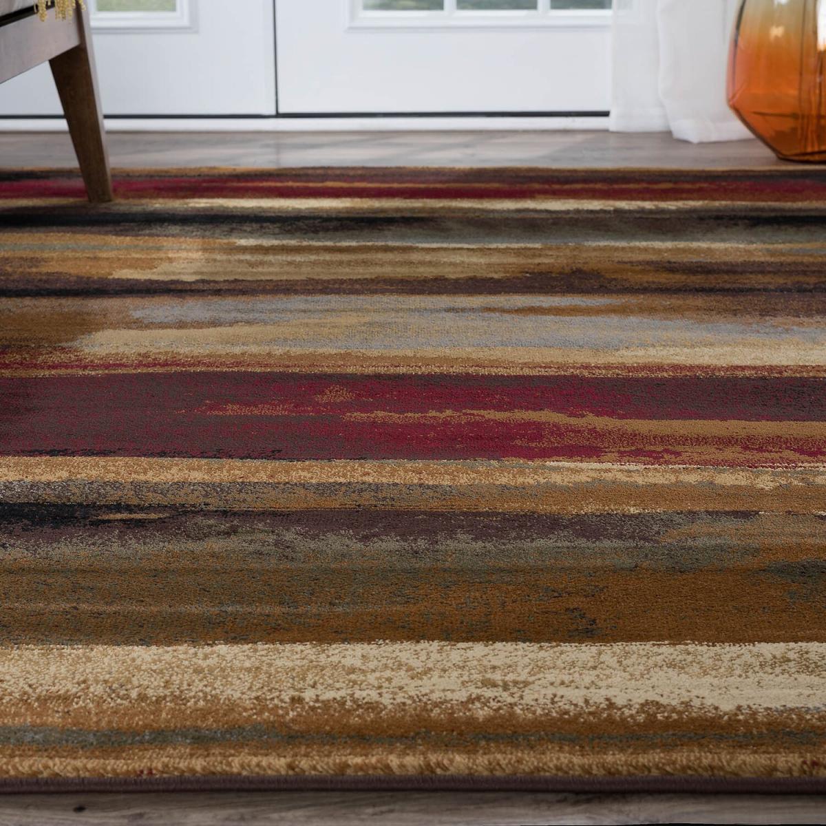 Festival Vintage Turkish Area Rugs Modern Abstract Carpet - 160x220cm - Brown – image 6
