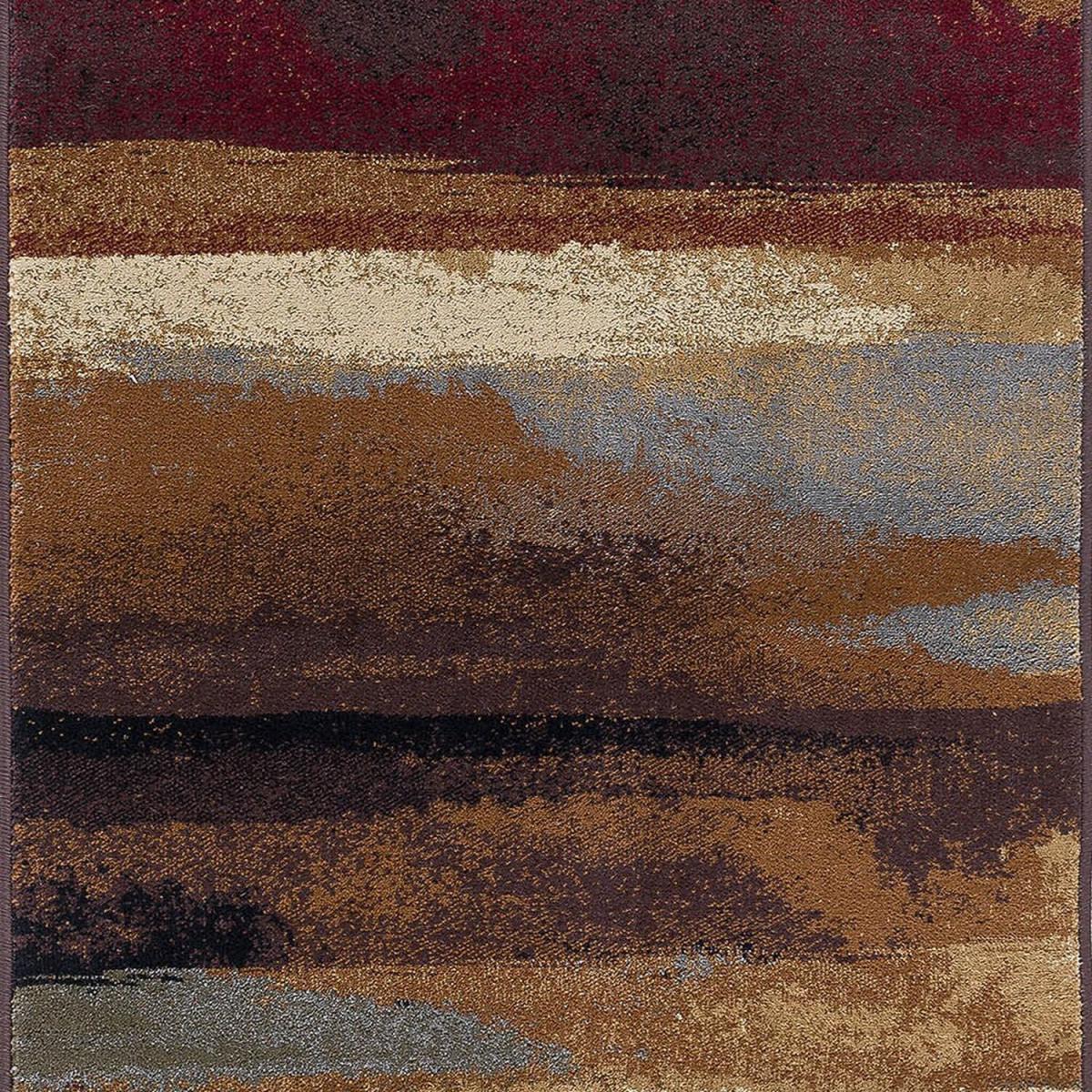 Festival Vintage Turkish Area Rugs Modern Abstract Carpet - 160x220cm - Brown – image 8