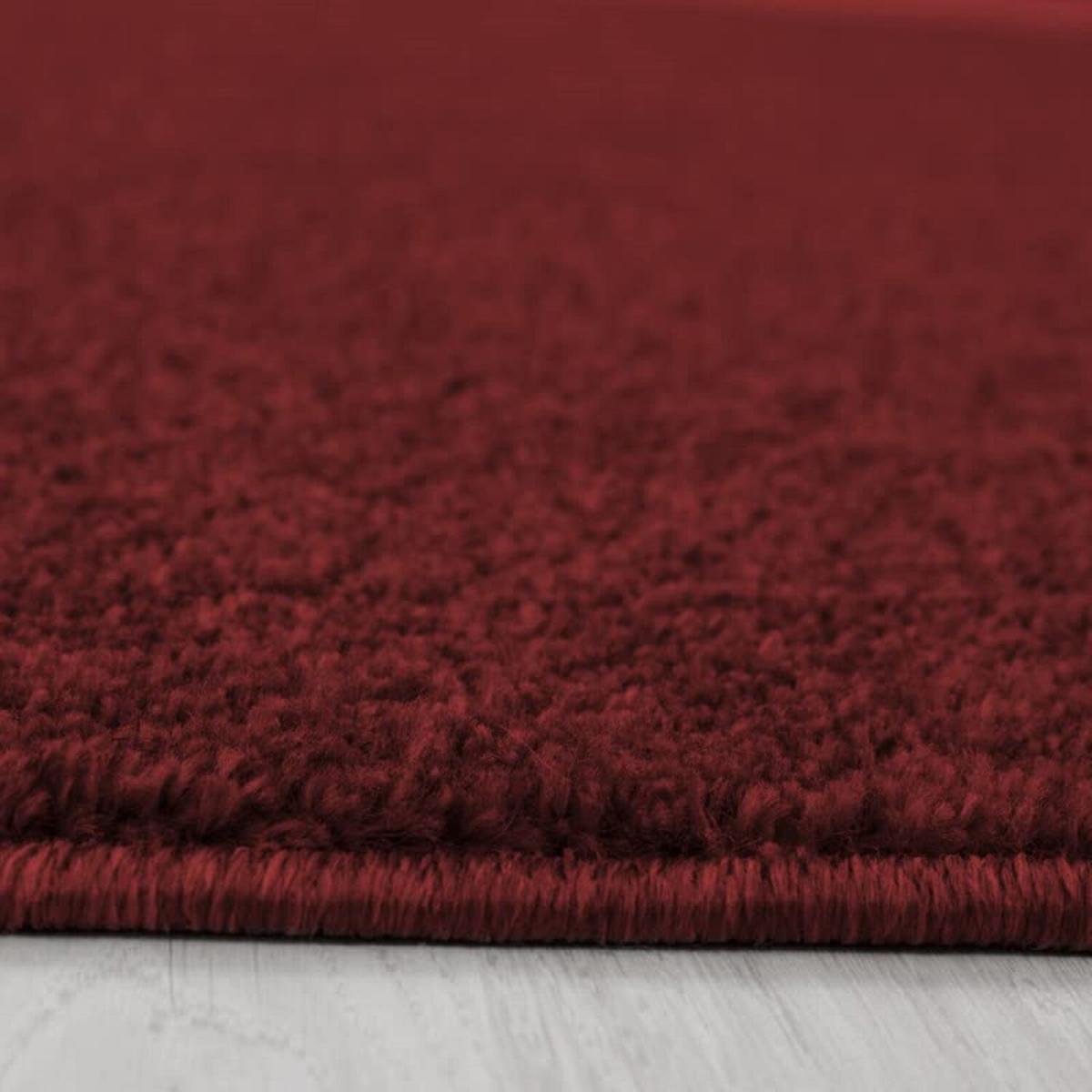 Abaseen ATA Rug Rectangular Soft Touch 9mm Pile Height Area Rugs Non Shedding - Red / 100cm – image 2