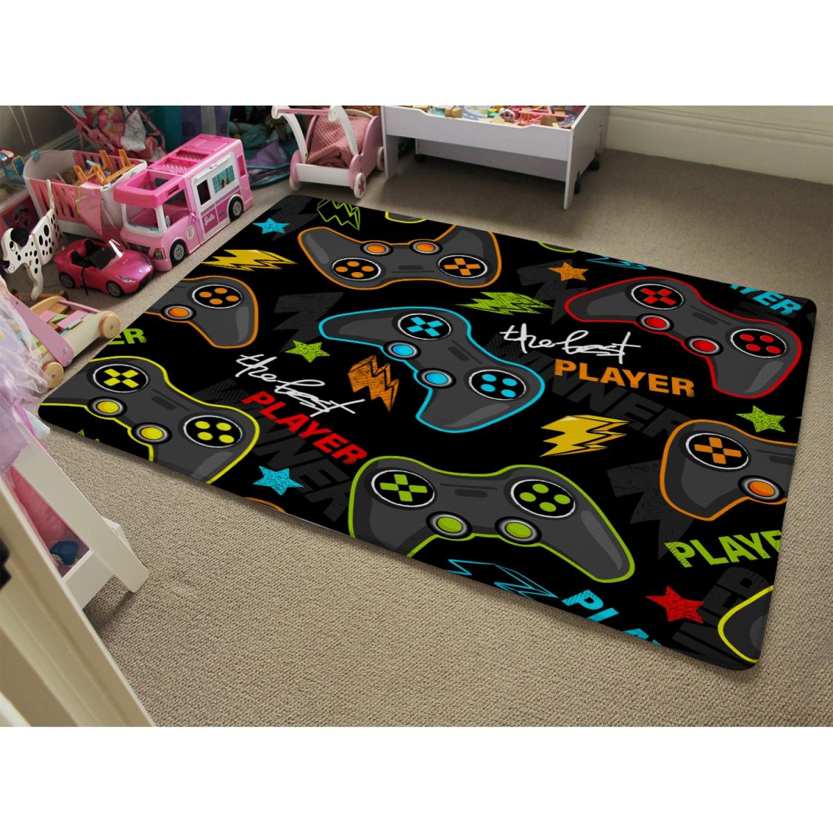 Joystick Game Designer Rug - Black / 110cm – image 3