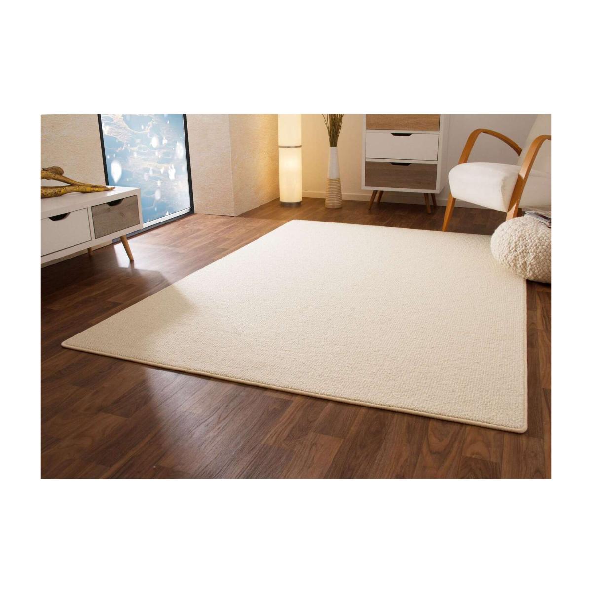 Sydney Short Pile Wool Rug Colour white - white / 200cm / 3 – image 1
