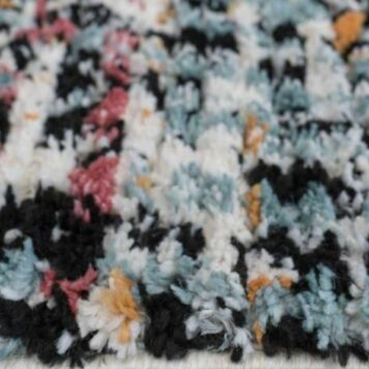 Colourful Abstract Fringed Shaggy Runner Rug - Lush - Multi – image 2