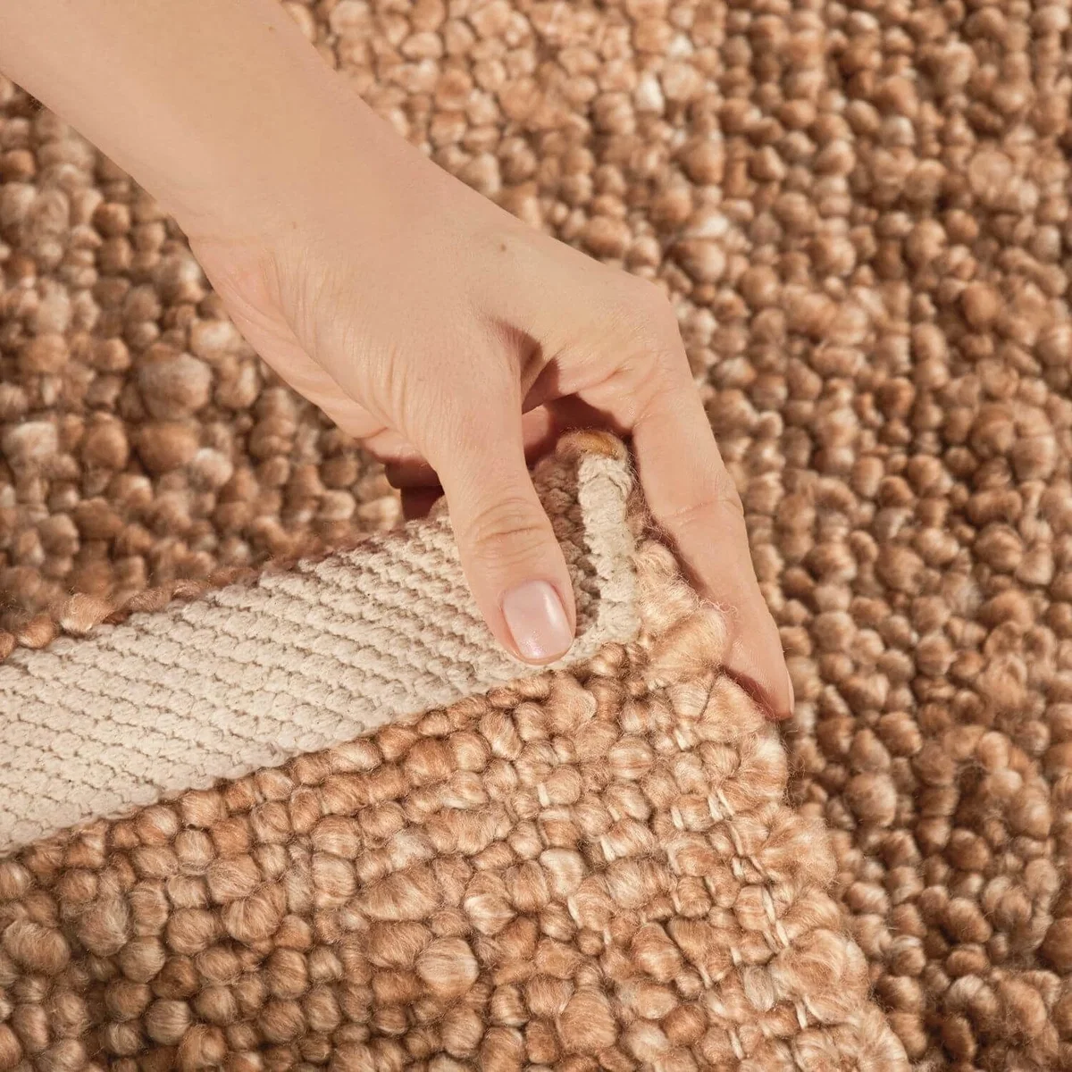 Ted Baker Portobello Polyester Plain Rug - Beige / 200 x 290cm - Beige / 170.0cm – image 3