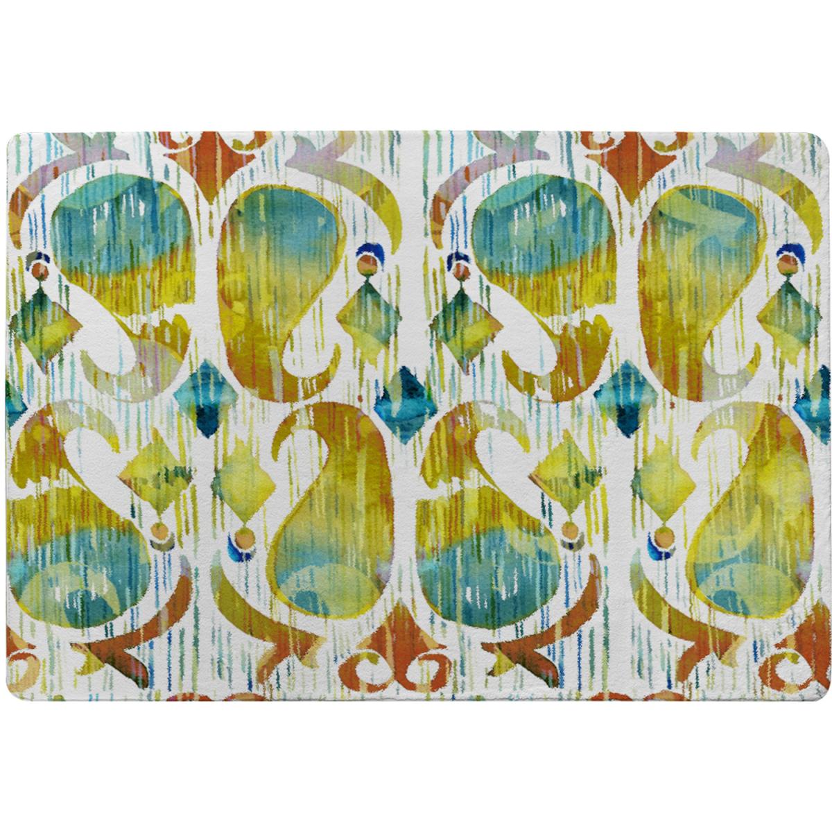 Ikat Vibrant Rug - Yellow / 110cm – image 2