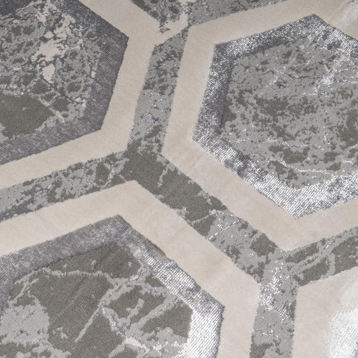 Geo Silver Mist Rug - 170cm – image 2