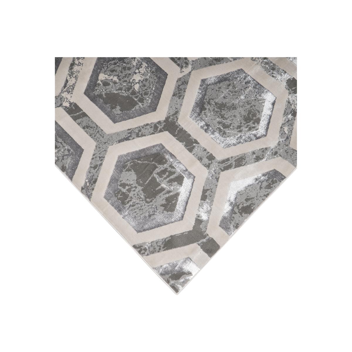 Geo Silver Mist Rug - 170cm – image 1