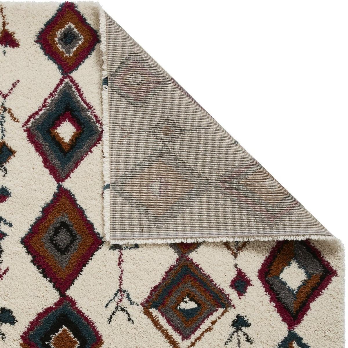 Royal Nomadic A636 CreamMulti Rug - Cream/Pink/Green / 170cm – image 3