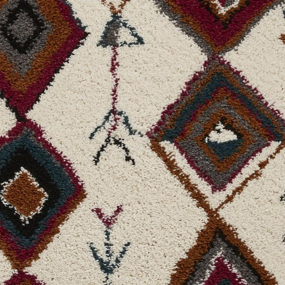 Royal Nomadic A636 CreamMulti Rug - Cream/Pink/Green / 170cm – image 5