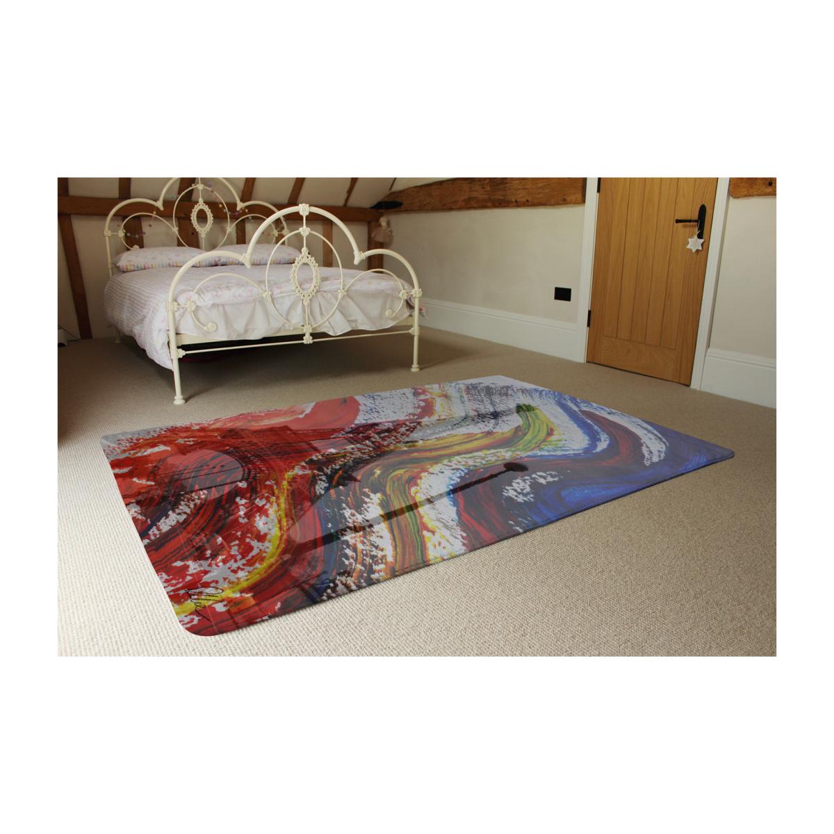 Paris In Paint Rug - Red / 230cm – image 1