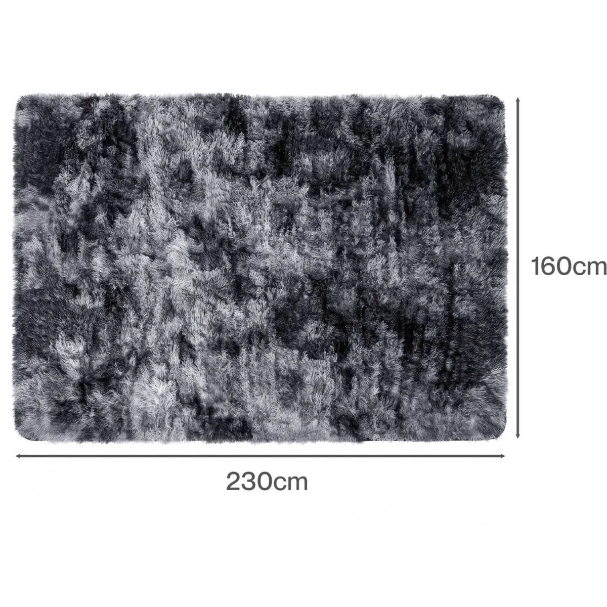 Rug Fluffy Plush Shaggy Soft Carpet for Living Room Floor Mat,Grey - Grey – image 4