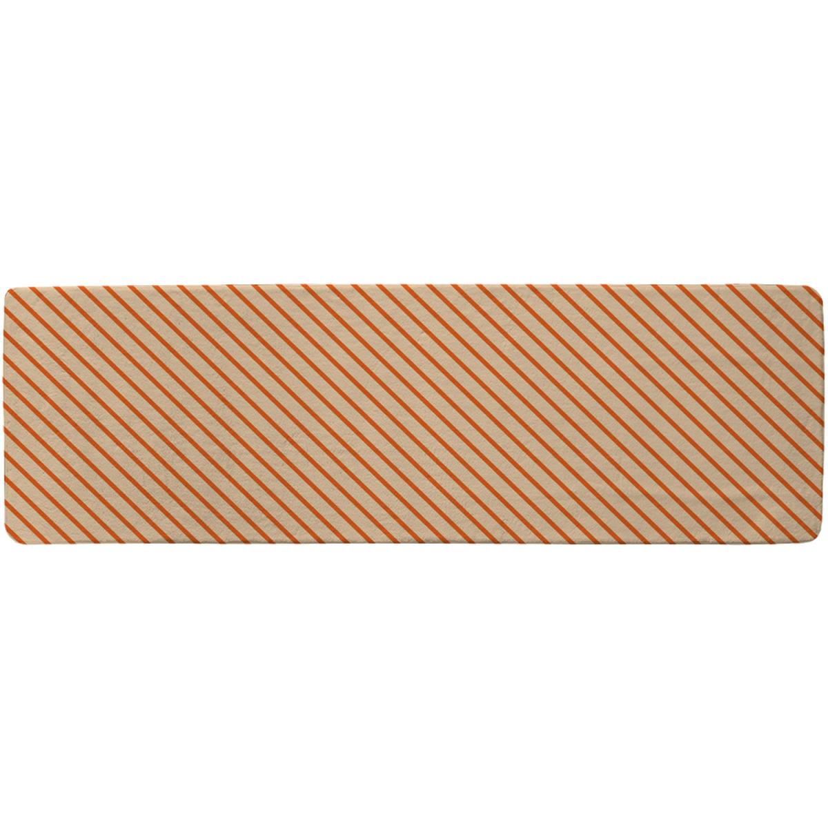 Orange Lines Runner Rug - Orange – image 2