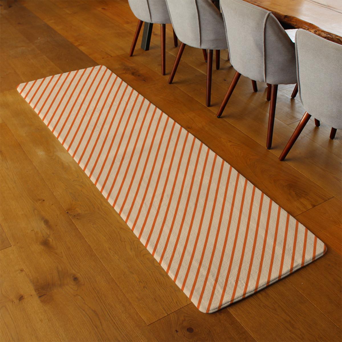 Orange Lines Runner Rug - Orange – image 3