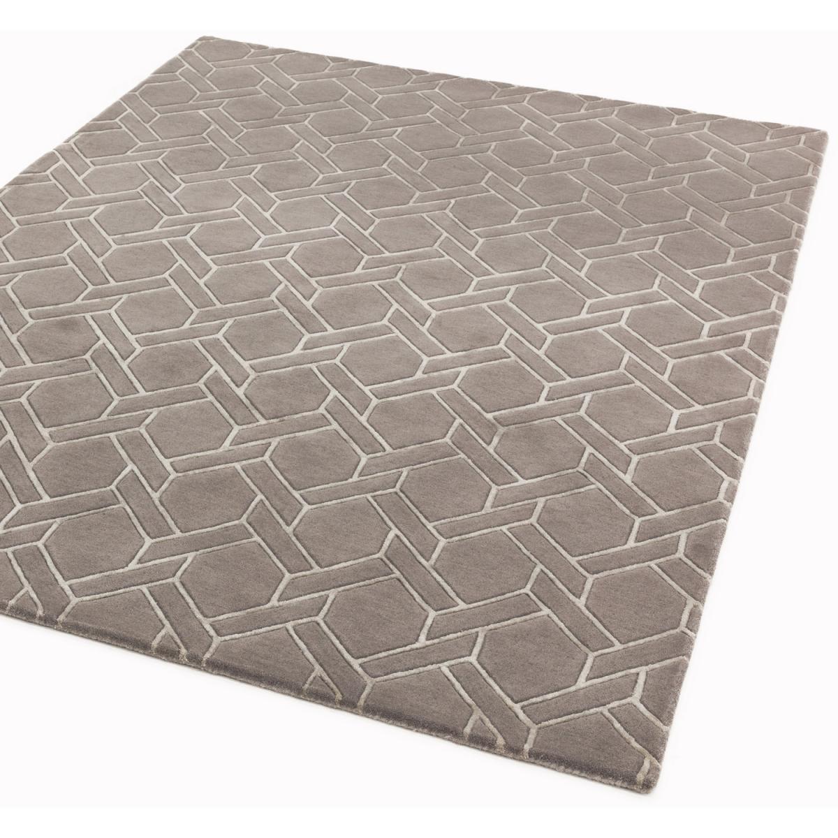 Nexus Lines Rug - Silver/Orange / 10kg / 170cm – image 2
