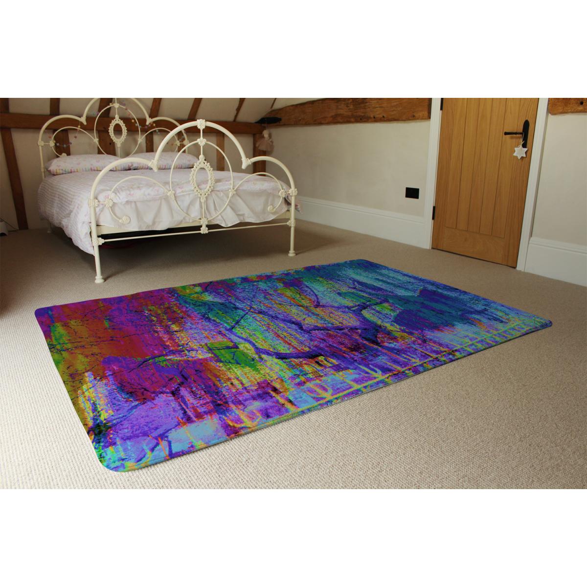 Tree Growth Rug - Blue / 150cm – image 3