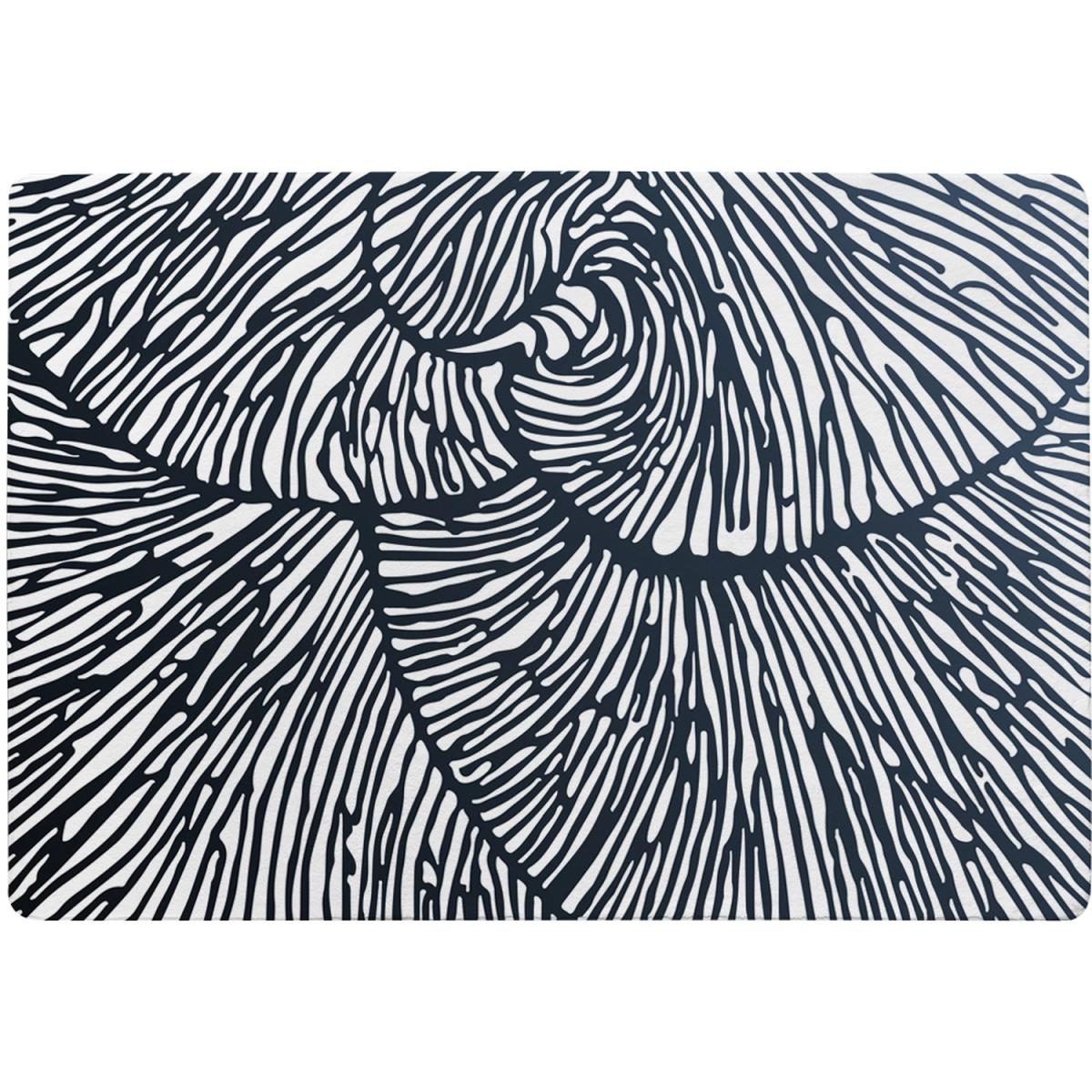 Design With Natural Analogues Texture Designer Rug - Black / 110cm – image 2