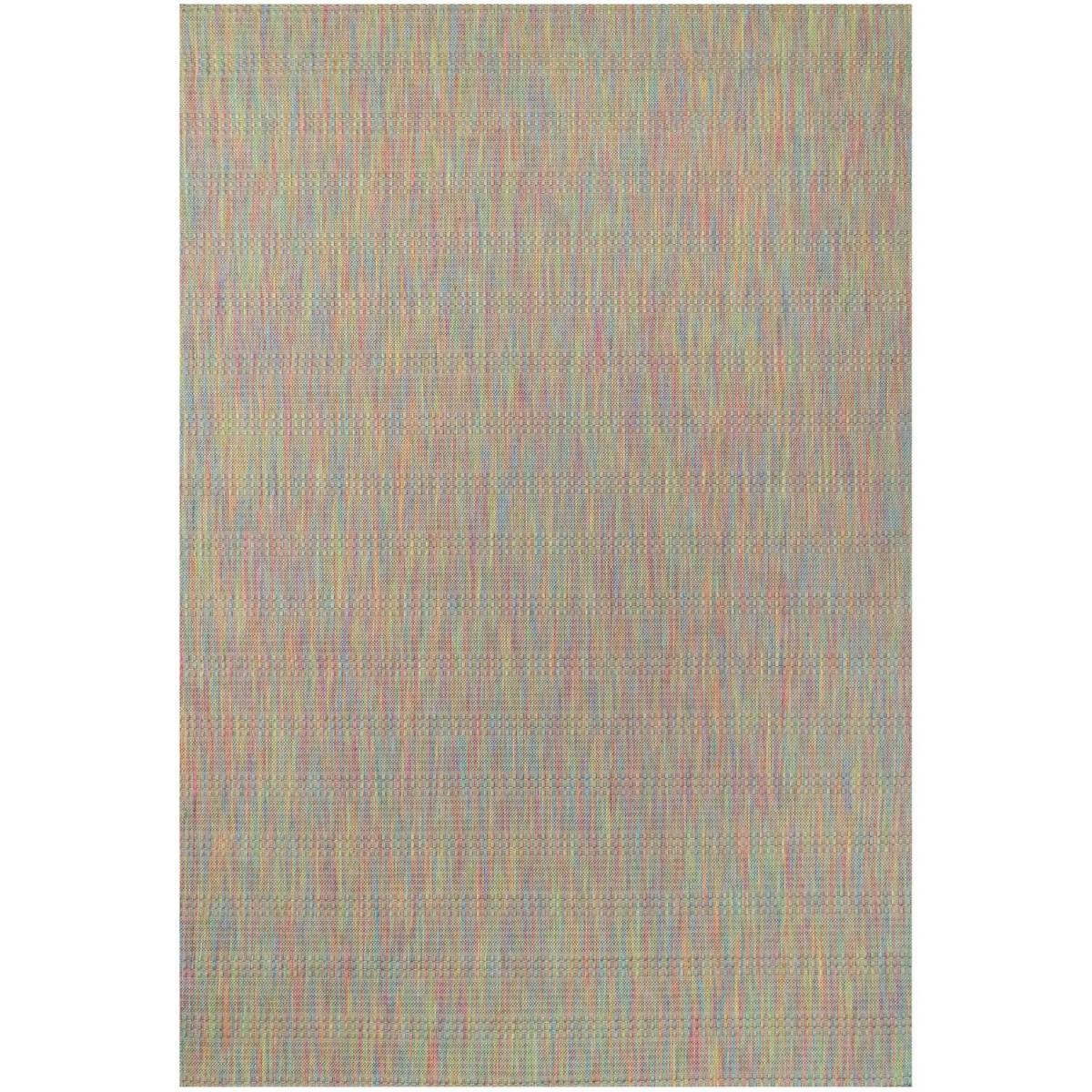 Pastel Multicolour Rainbow Durable Mottled Flatweave Indoor Outdoor Area Rug - Multicolour / 150 x 80cm – image 5
