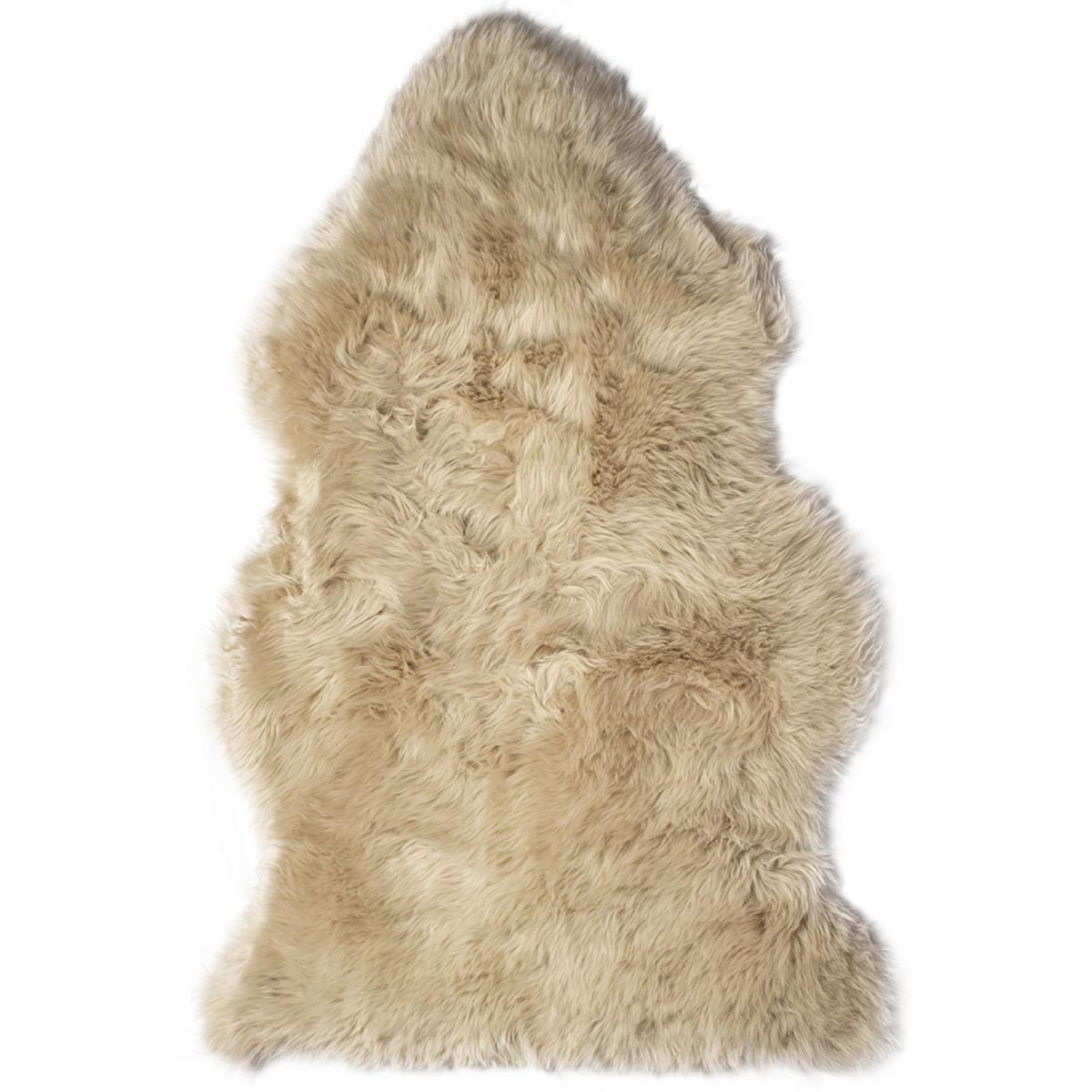 Eco Tanned Genuine Sheepskin Rug in Oyster - Oyster – image 2