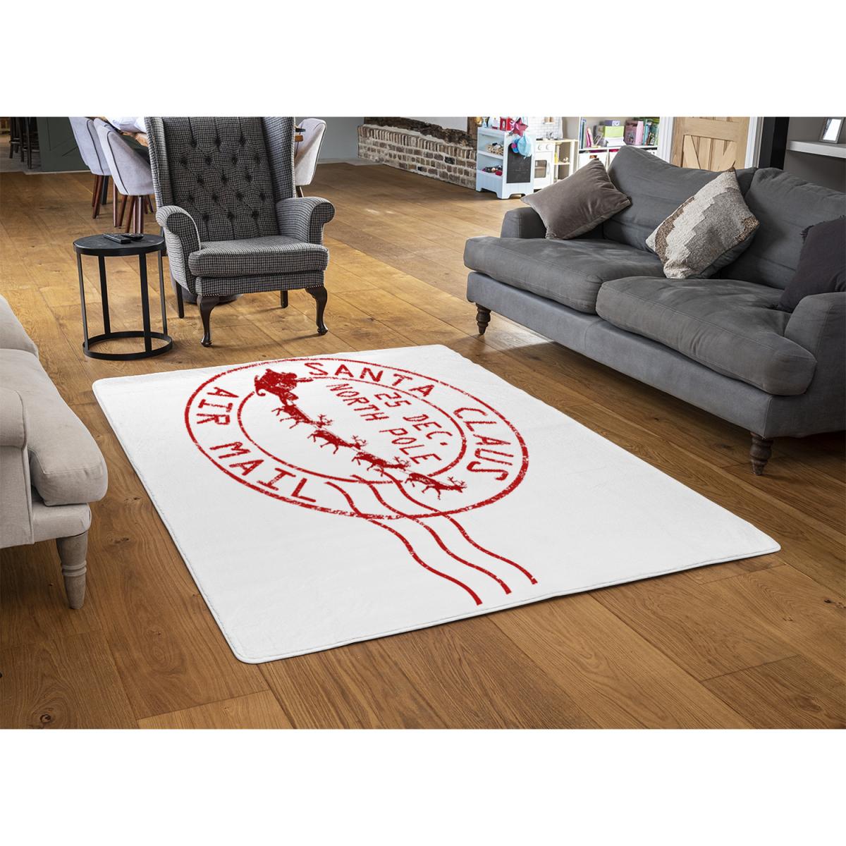 Santa Claus Air Mail Style Rug - red / 230cm – image 2