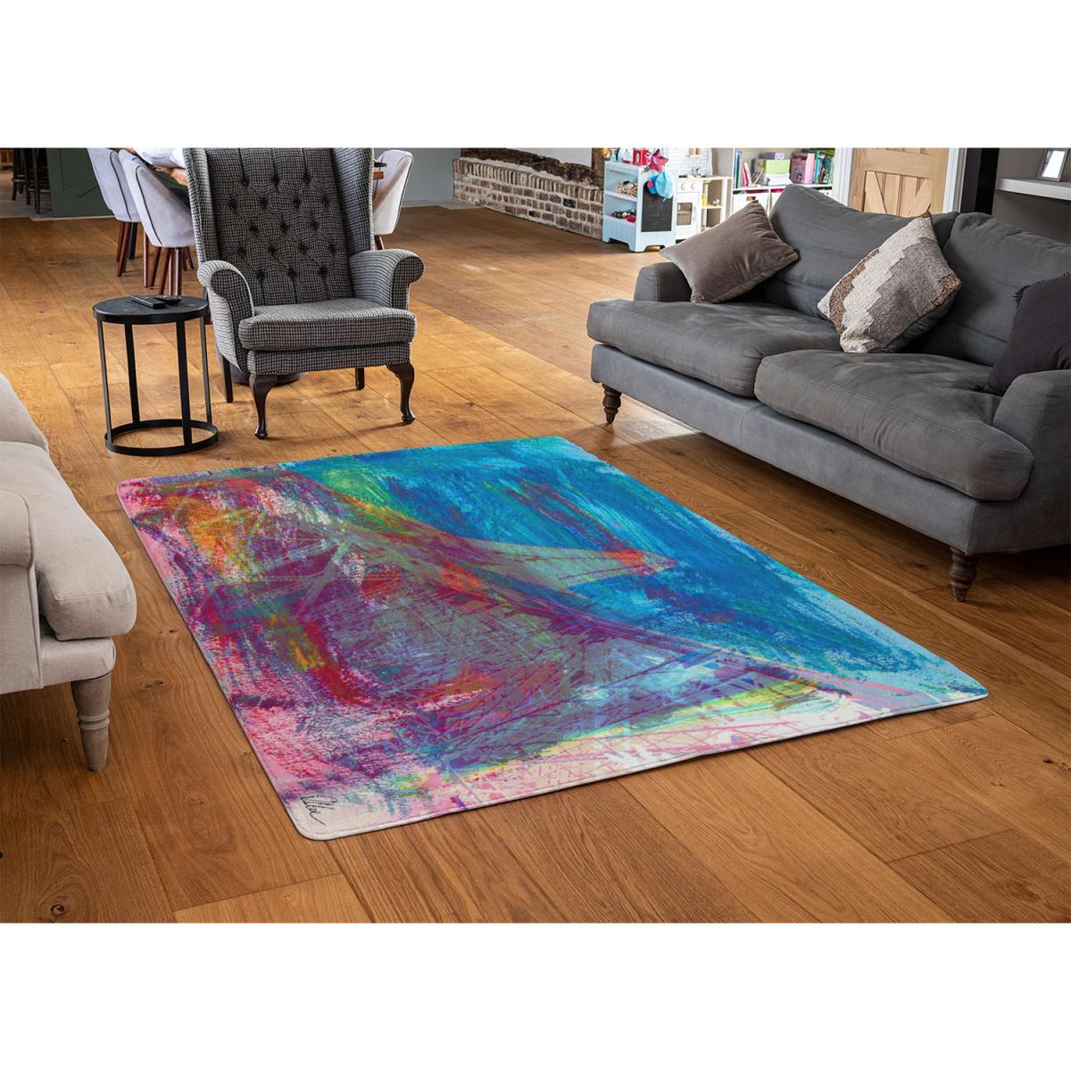 Below The Tower Rug - Blue / 230cm – image 3