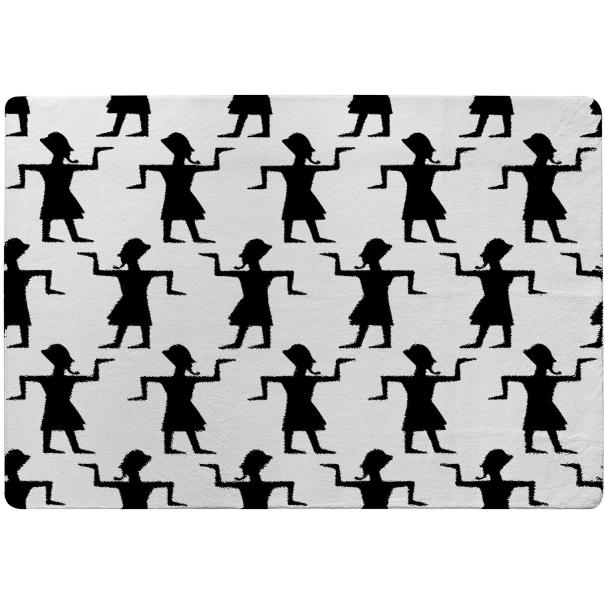 Egyptian Tribal Art Rug - Black / 230cm – image 2