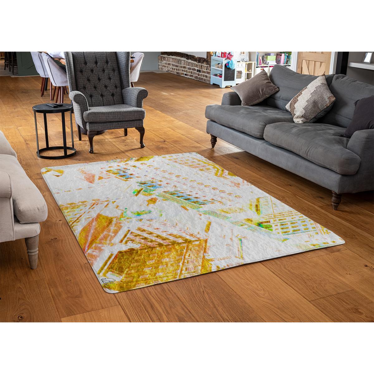 London Roof Tops Orange Rug - Orange / 230cm – image 3
