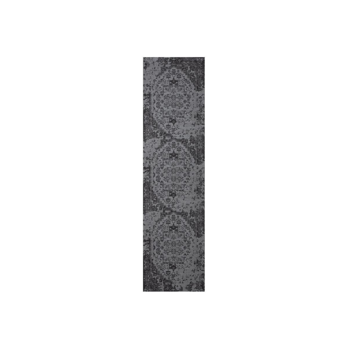 Carina Collection Modern Washable Rugs in Grey 6963 - Dark Grey / 2.4kg / 80cm