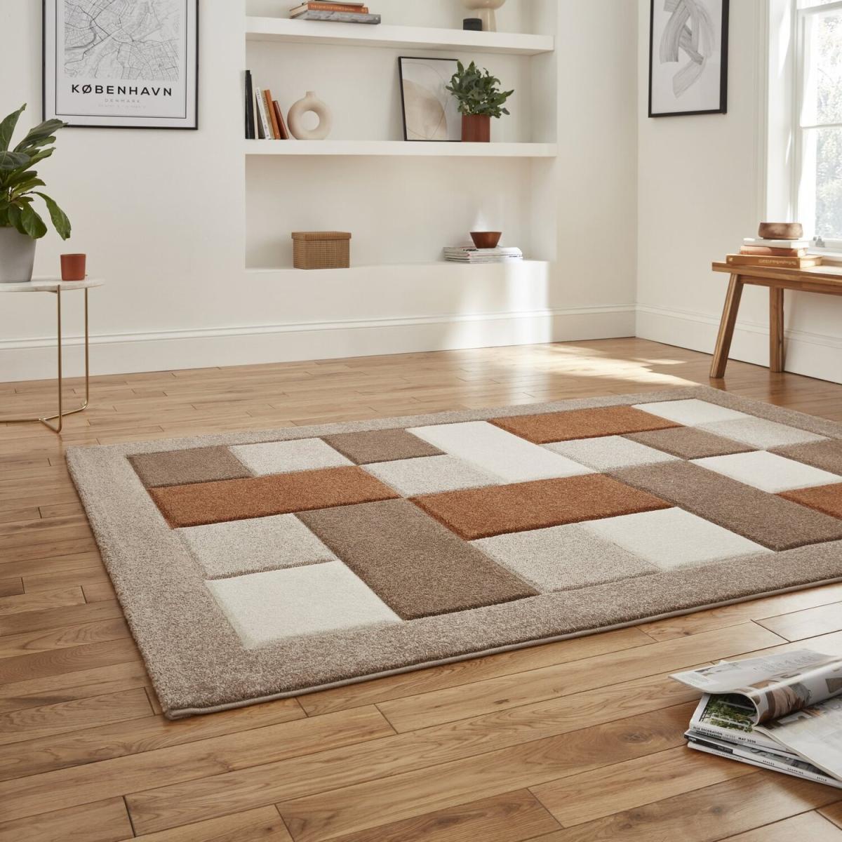 Brooklyn BRK04 BeigeTerra Rug - Beige/Terra / 220cm – image 2