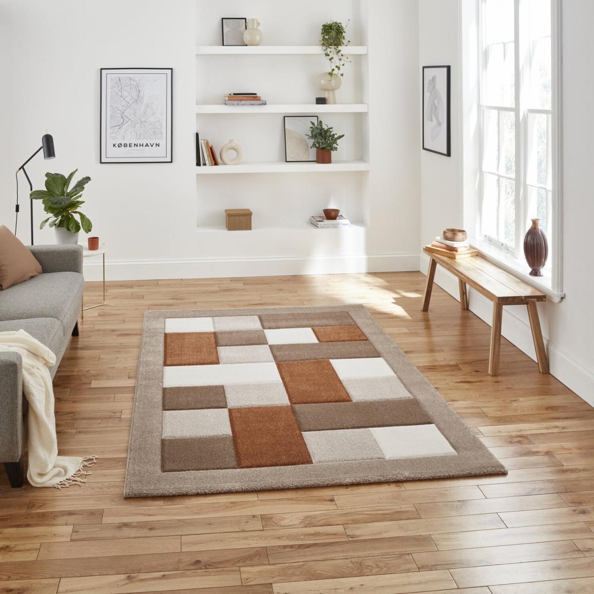 Brooklyn BRK04 BeigeTerra Rug - Beige/Terra / 220cm – image 1