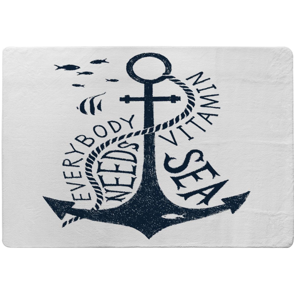 Everybody Needs Vitamin Sea Rug - Blue / 230cm – image 2