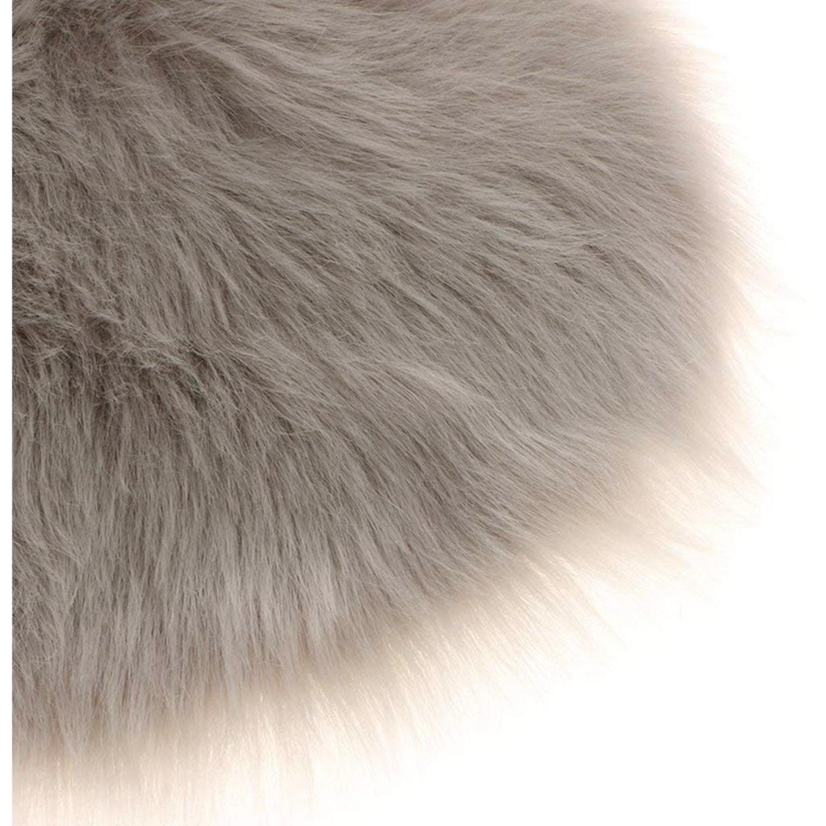 Heart-Shaped Shaggy Room Carpet Rug - Pink / 90cm – image 14
