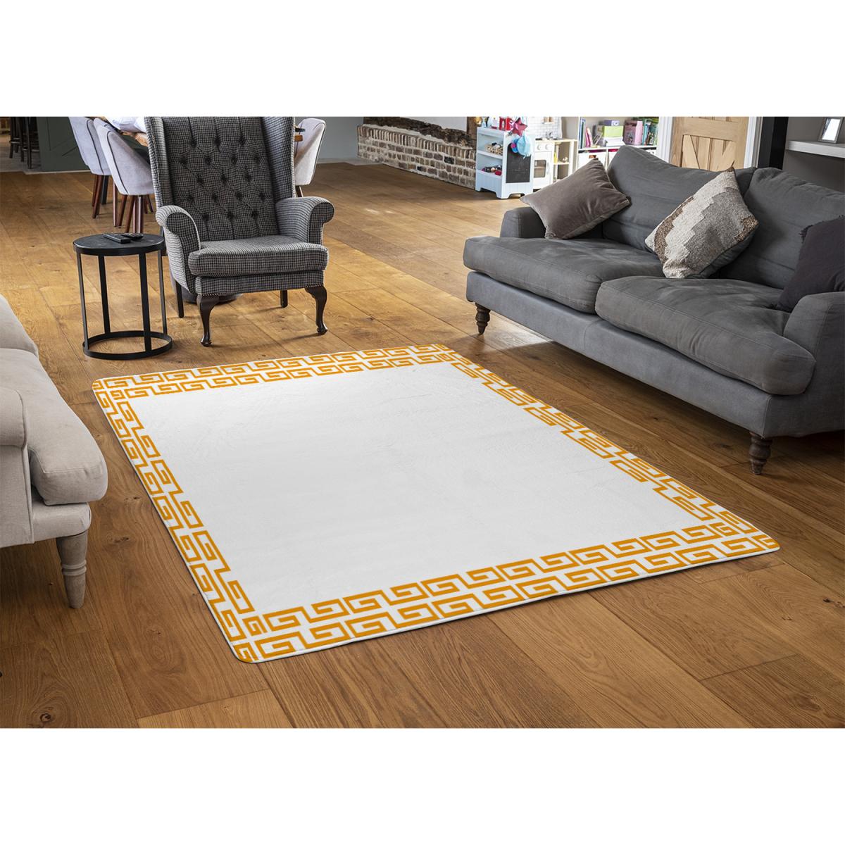 Golden Egyptian Border Rug - Gold / 230cm – image 3