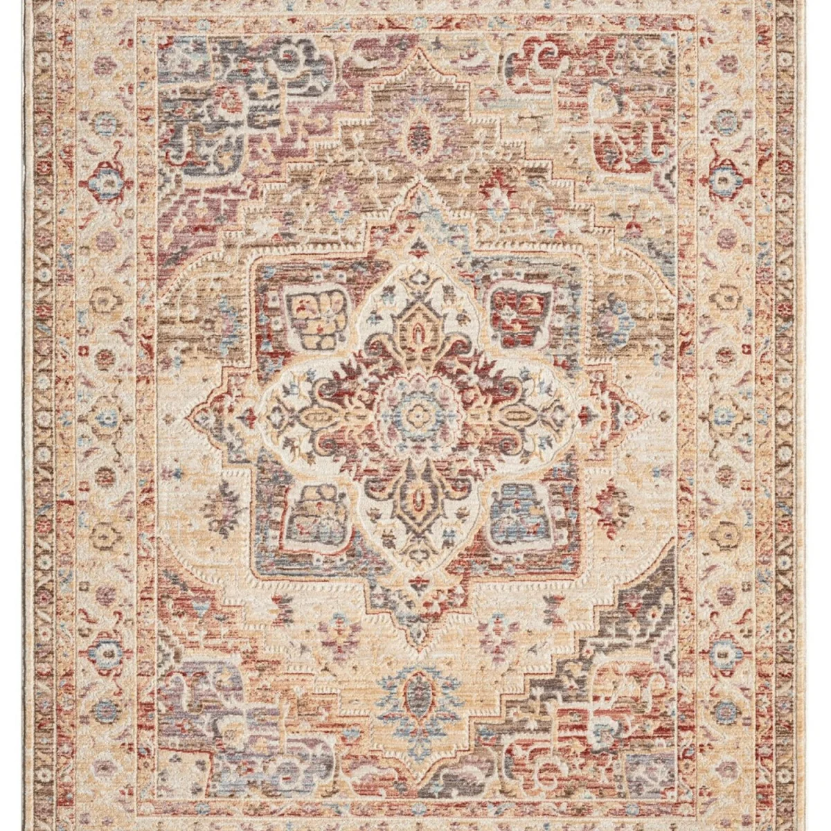 Underfoot Summit Large Traditional Floral Rug 8mm Polyester Pile, Jute Backing - Rose / 2900.0mm – image 2