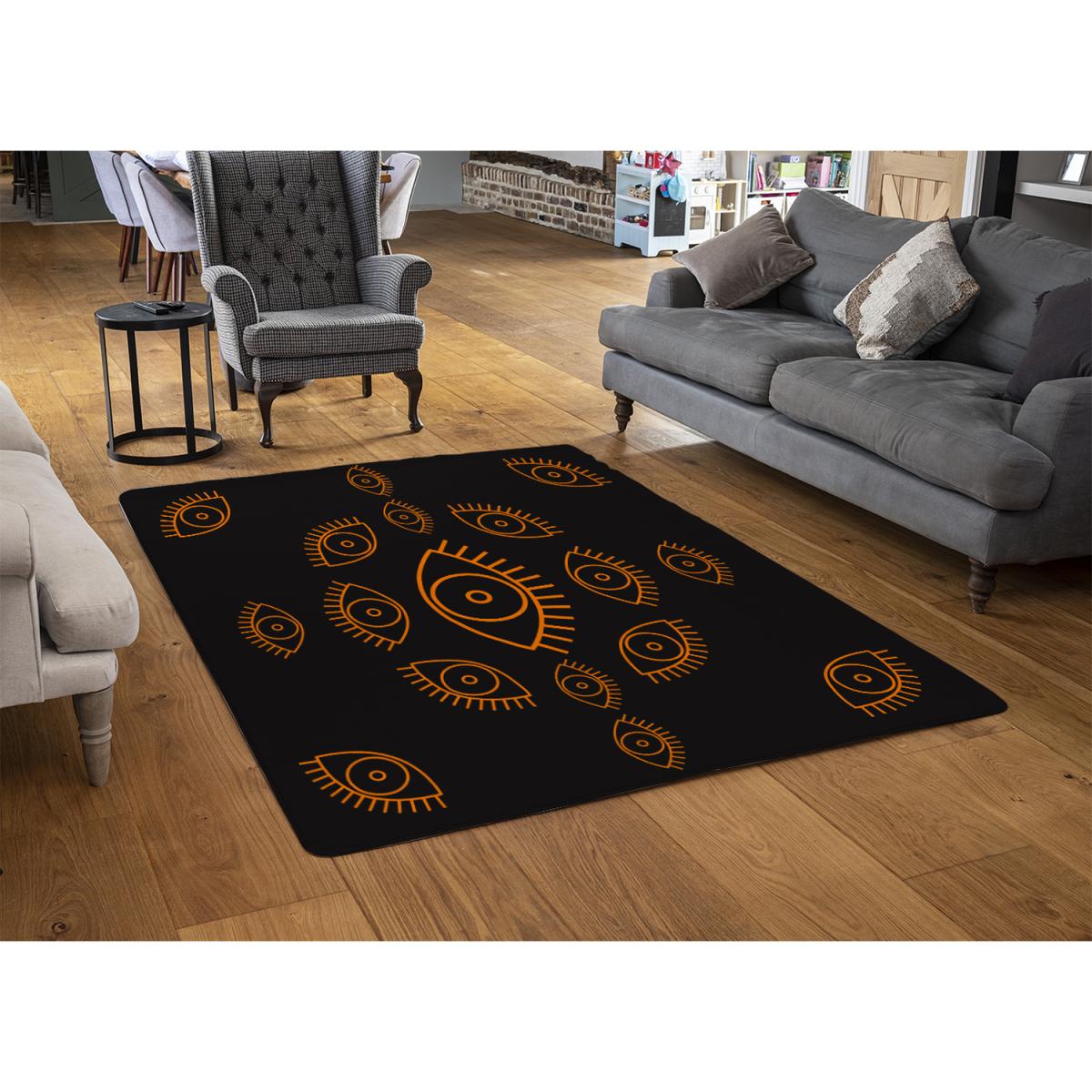 Eye Icon Rug - Black / 110cm – image 2