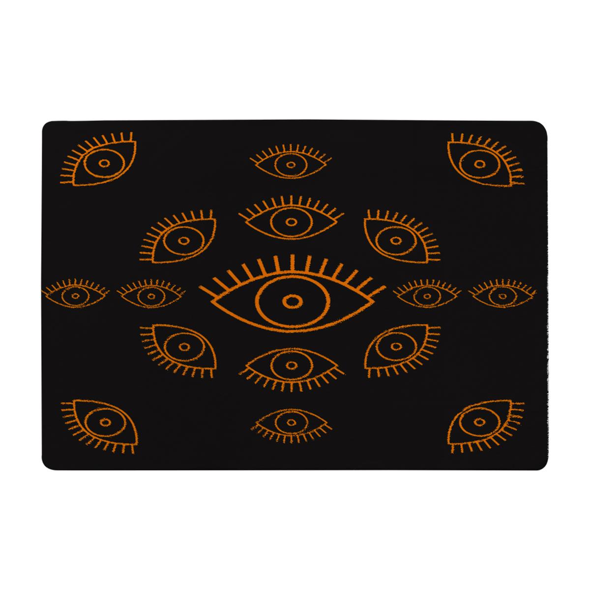 Eye Icon Rug - Black / 110cm – image 1