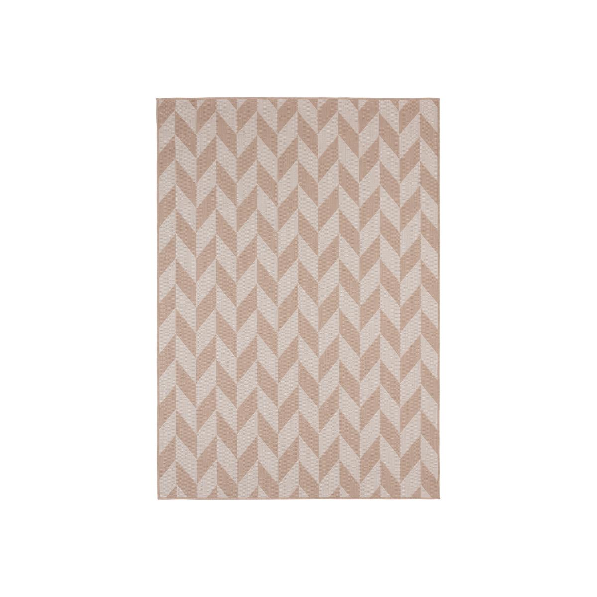 Ecology Collection Outdoor Rugs in Beige 600Be - Beige / 160cm
