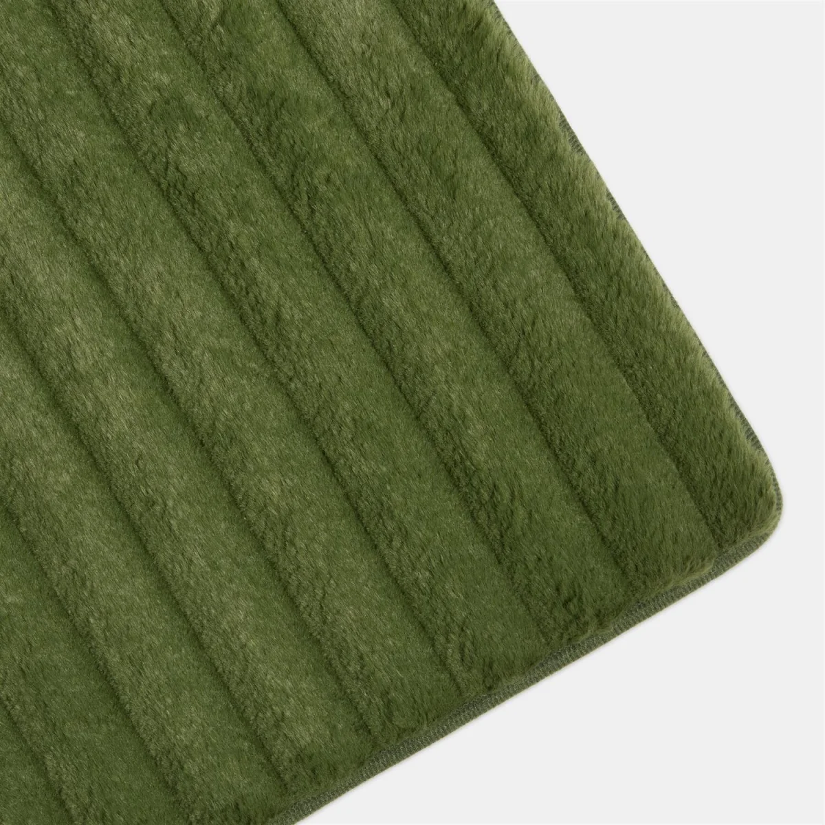 OHS Faux Fur Ribbed Rug - Woodland Green / 160X230 – image 3