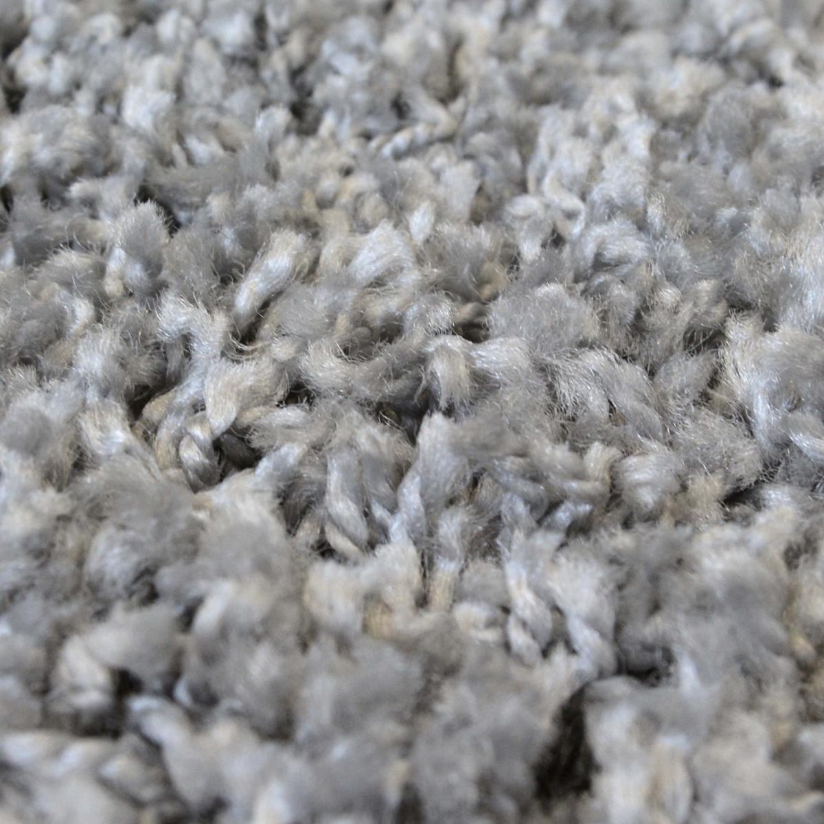 Silver Deep 5cm Cosy Warm Shaggy Living Room Rug - Sande - Silver / 290cm – image 3
