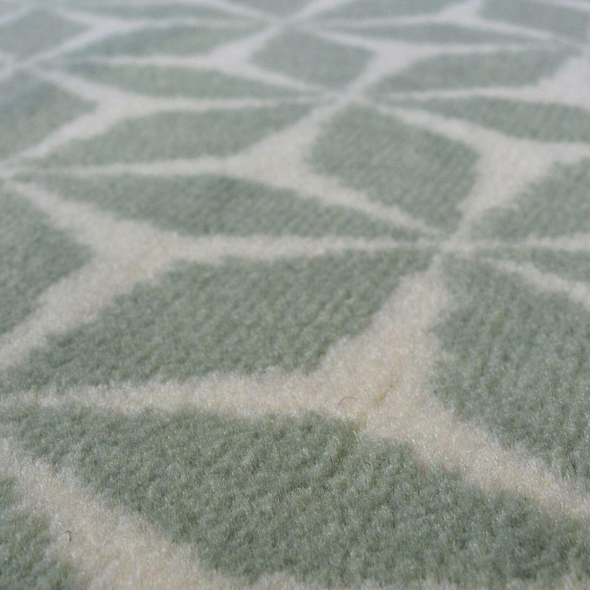 Green Moroccan Tile Living Room Rug - Islay - Green – image 4