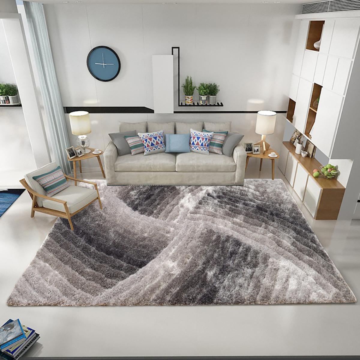 Modern Ultra Soft Decor Rug - Grey / 170cm – image 2