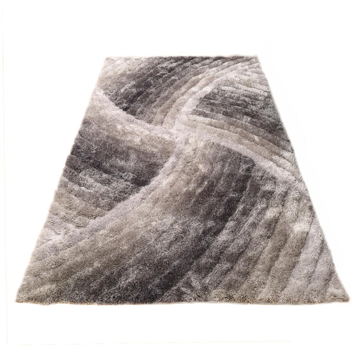 Modern Ultra Soft Decor Rug - Grey / 170cm – image 5